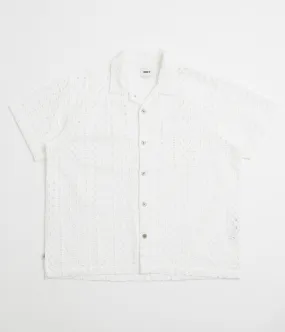 First Date Obey Ayers Short Sleeve Shirt - White