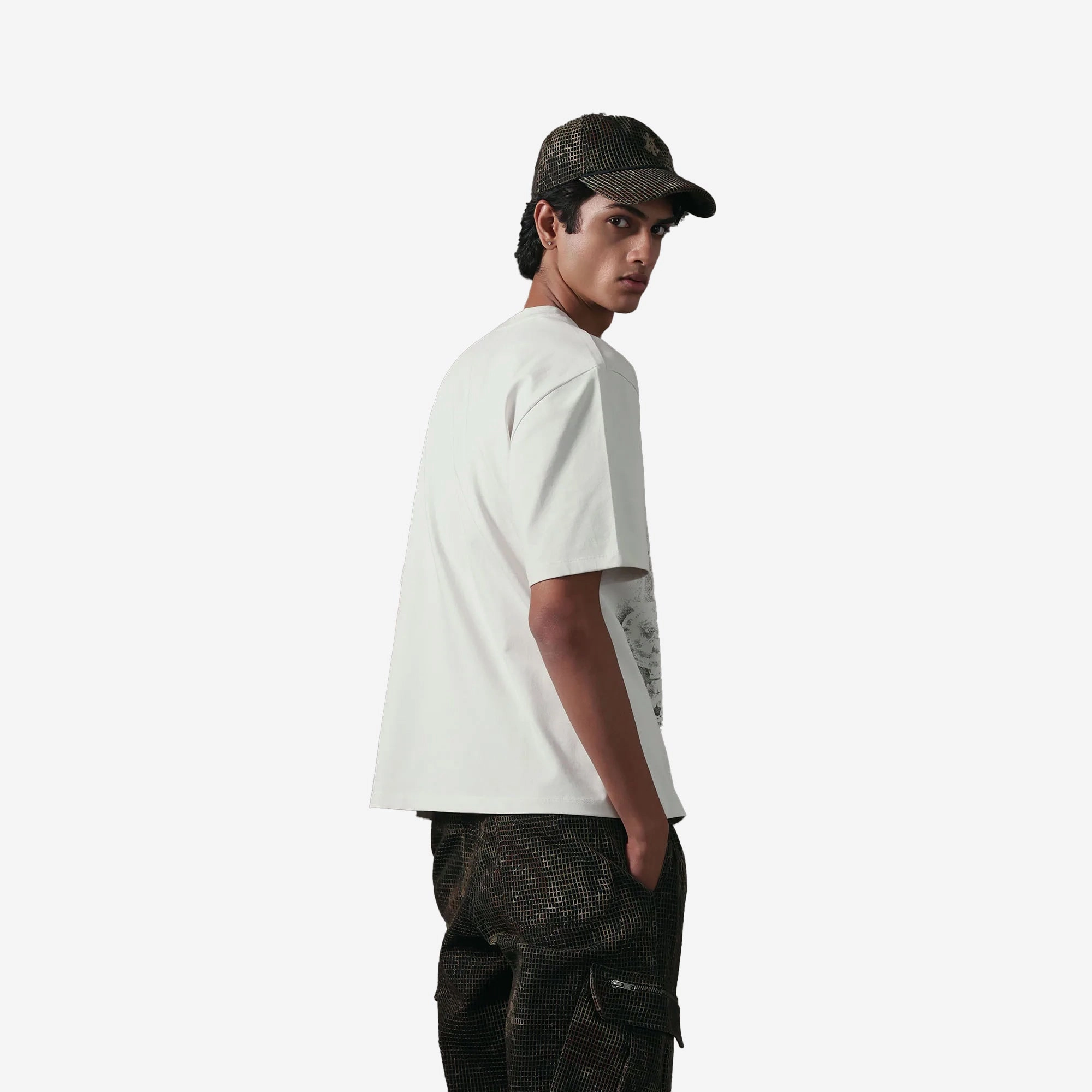 ALMOST GODS | AEGIS RELAXED TEE { GRAY Urban Cool