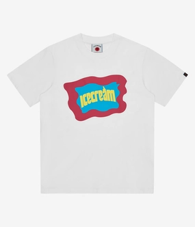 Ice Cream Block Logo T-Shirt Anti Pill Technology Plus Size Fit