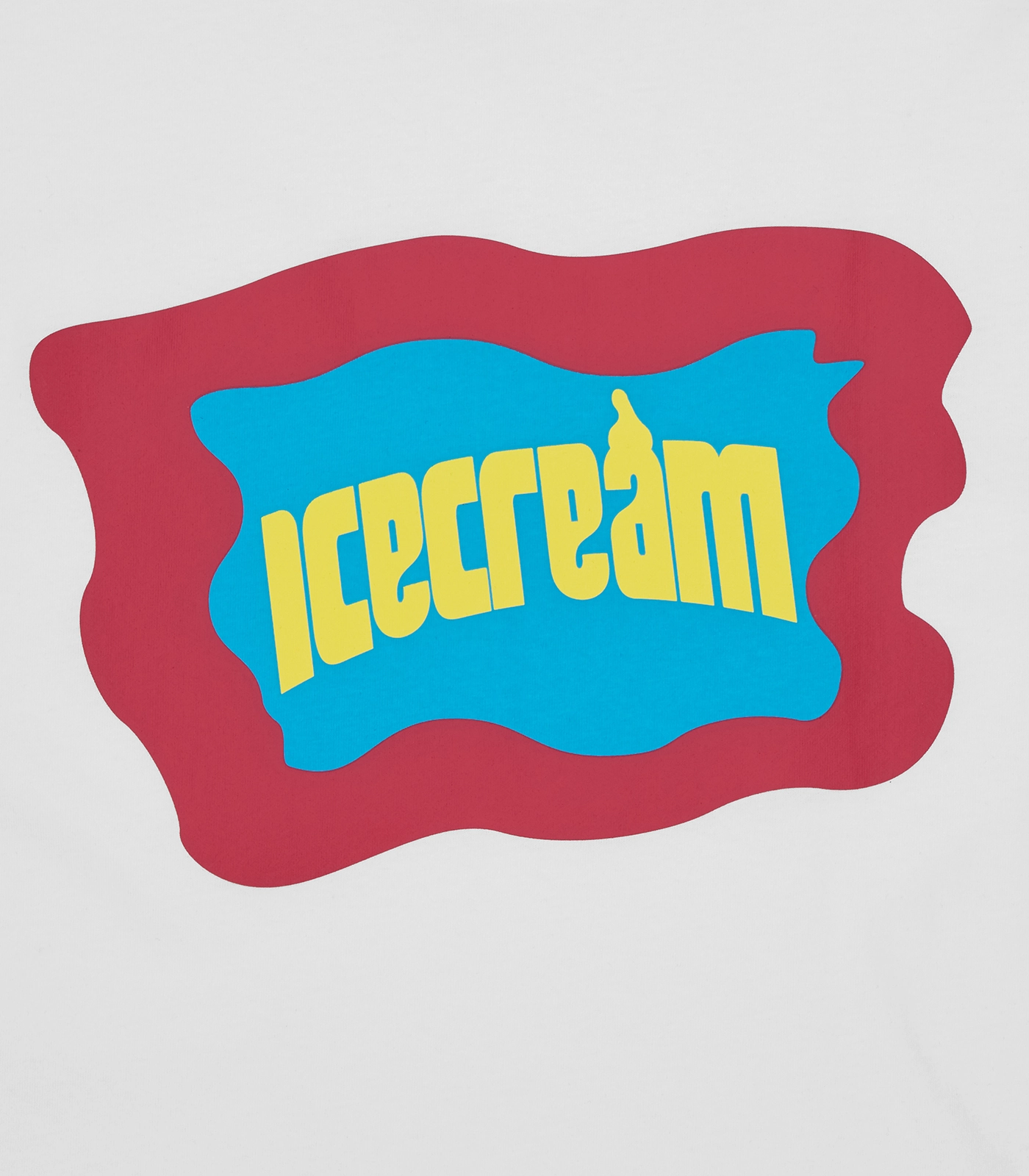 Ice Cream Block Logo T-Shirt No Slip Shoulder Grips Military Inspired
