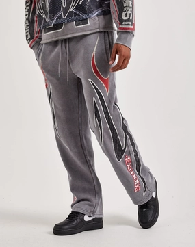 Smoke Rise Fleece Sporty Flared Sweatpants Thin Core