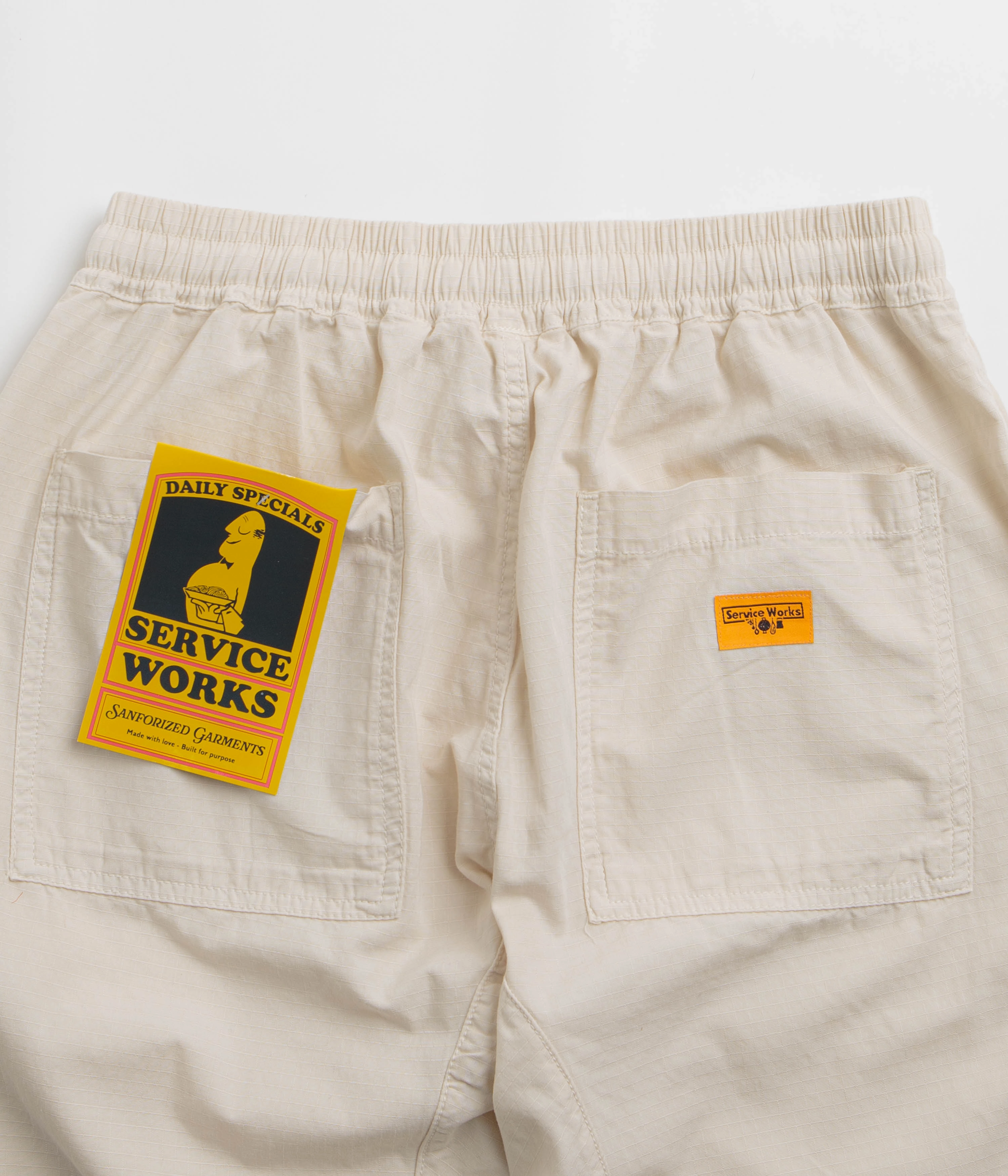Service Works Ripstop Chef Pants - Bone Street Utility Quick Layer