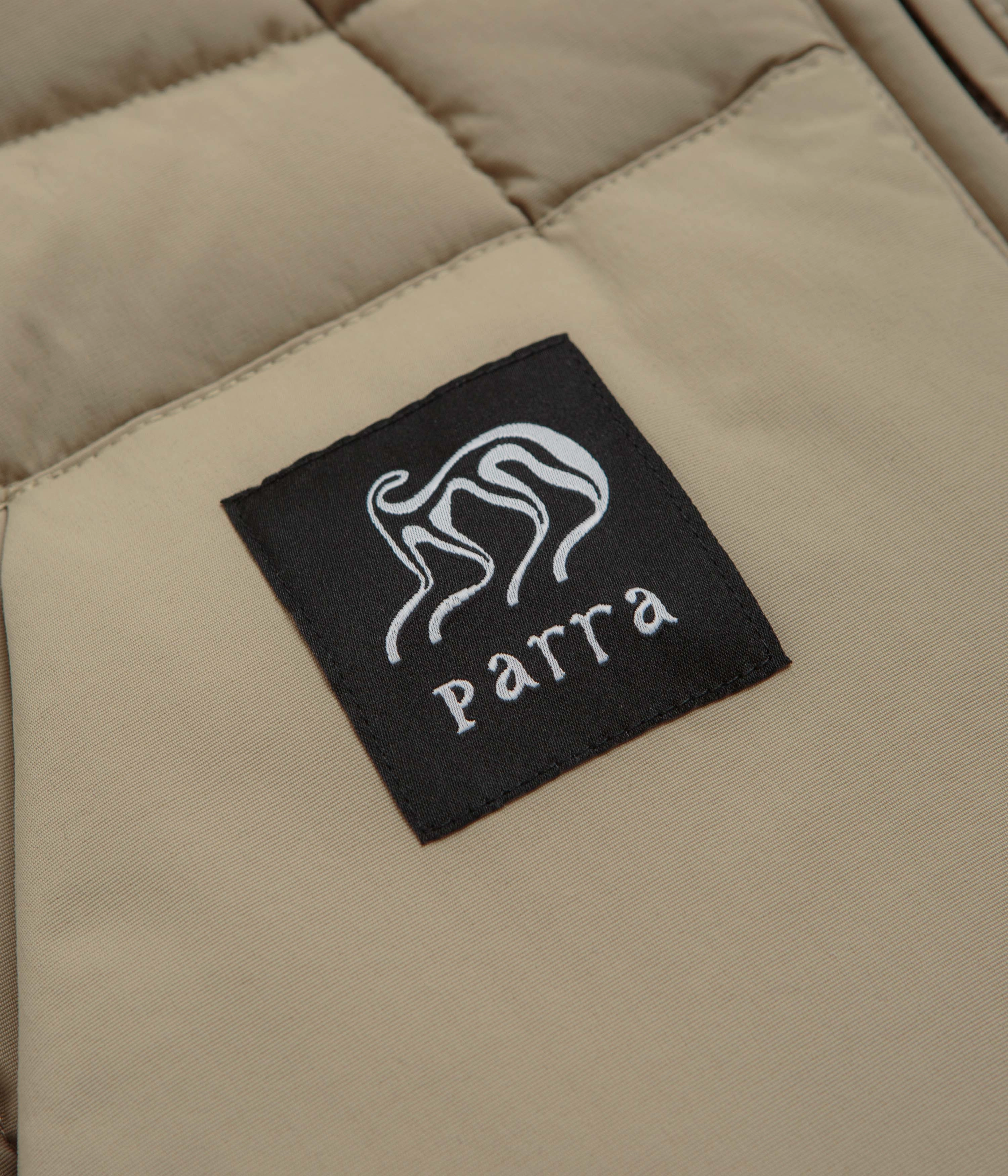 Summer Wear Biker by Parra Waved Alien Puffer Vest - Tan