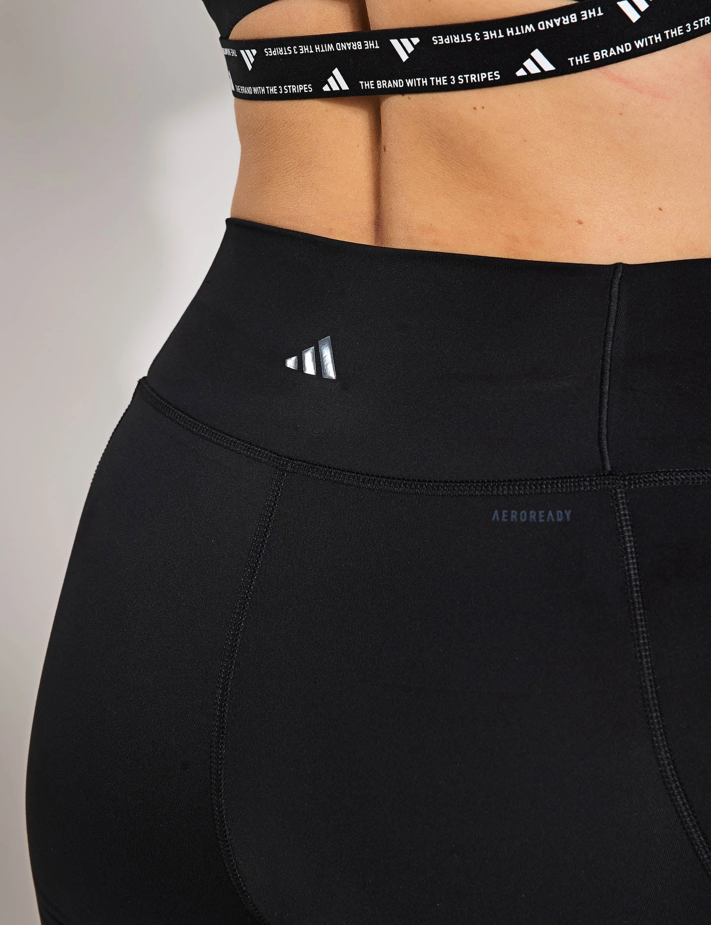 All Me Essentials 7-Inch Short Leggings - Black Breathable Liner Workout Ready Design
