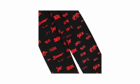 ALL OVER PRINT JOGGER & SWEATPANTS "Black, Red"