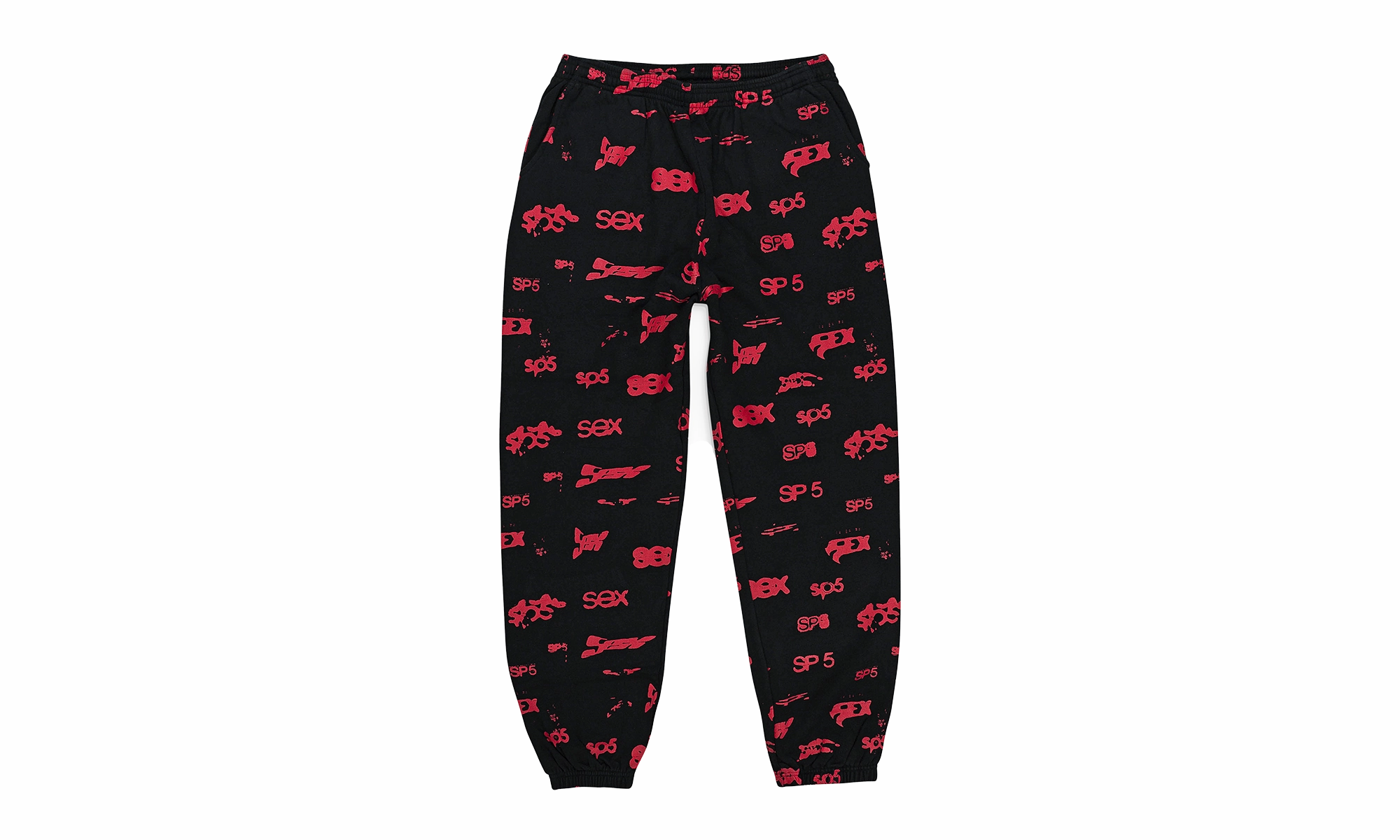 ALL OVER PRINT JOGGER & SWEATPANTS "Black, Red"