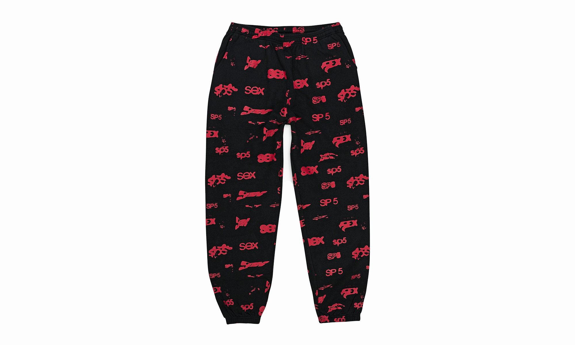 ALL OVER PRINT JOGGER & SWEATPANTS "Black, Red"