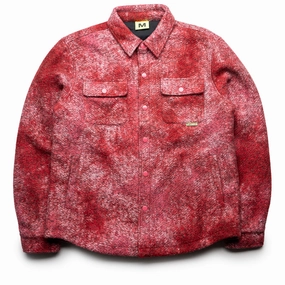 Supervsn Marled Overshirt - Blaze Legacy White