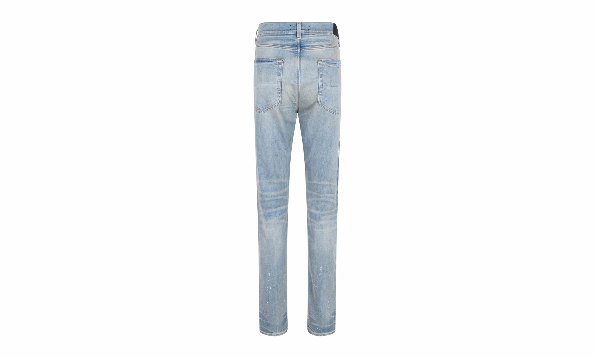 Outfit Essential High Quality Holiday Vibes Winter Warmth PAINT DRIP LOGO Straight-Fit Jeans "Clay Indigo"
