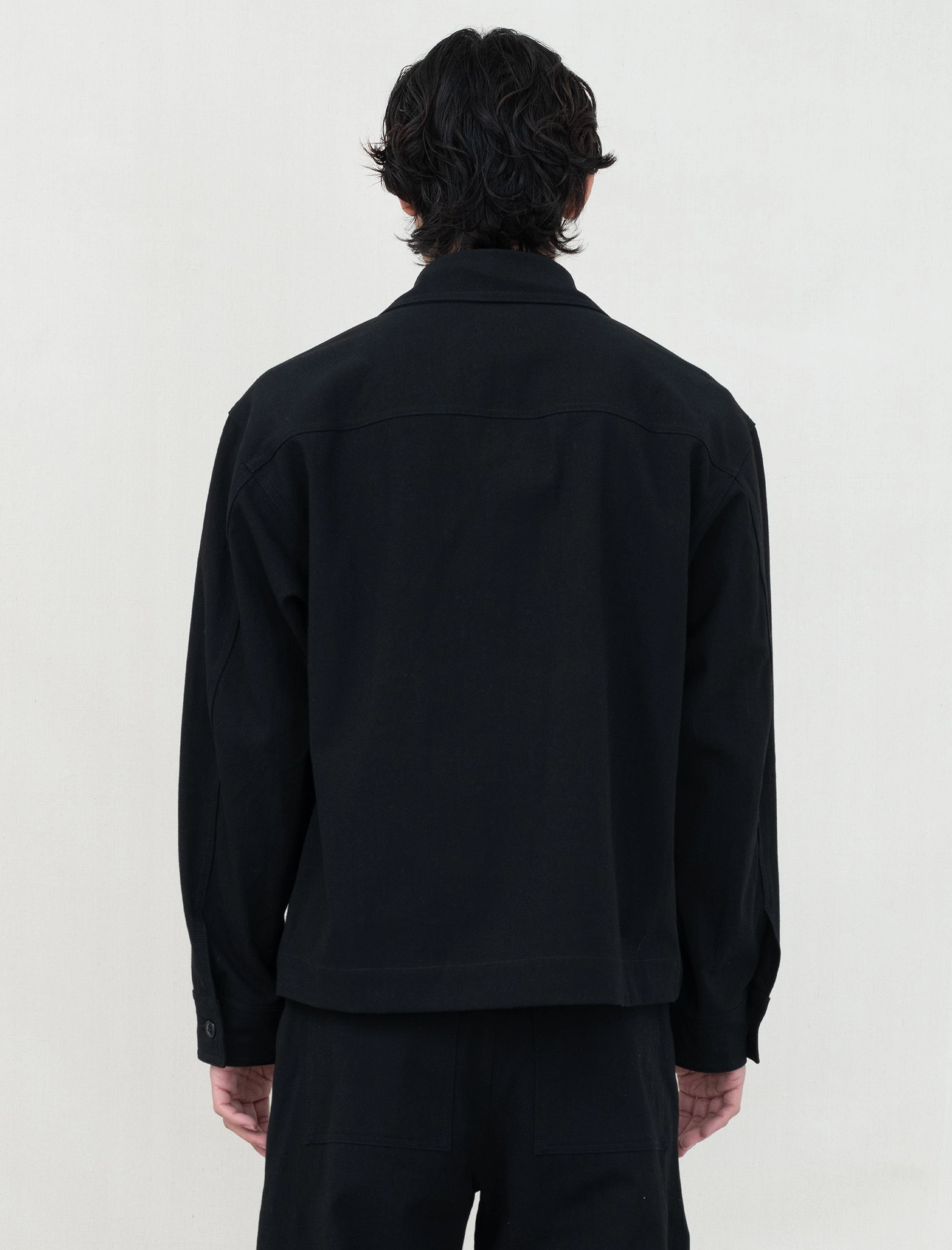 heavy duty fabric Anti Pill Fabric Tech Lux Jacket (Black)