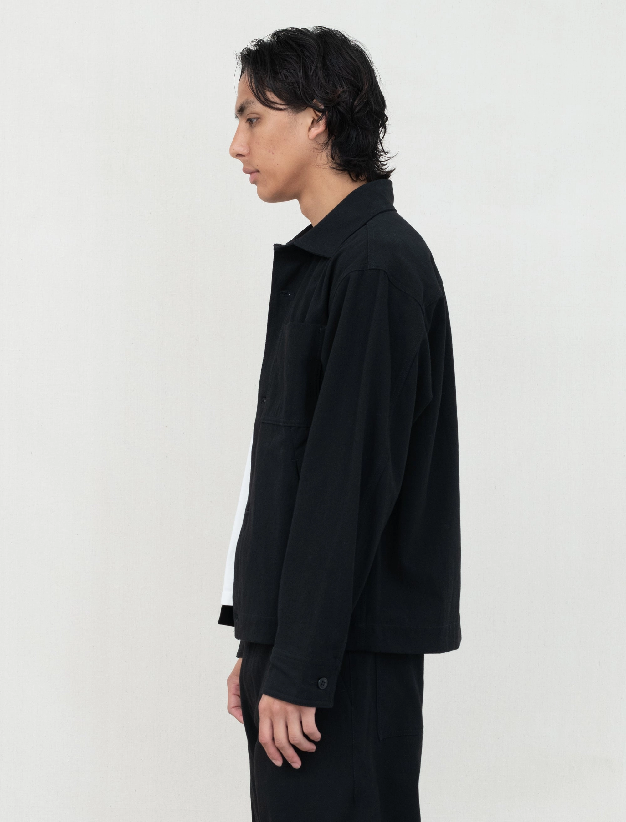 Lux Jacket (Black) Two Way Zipper