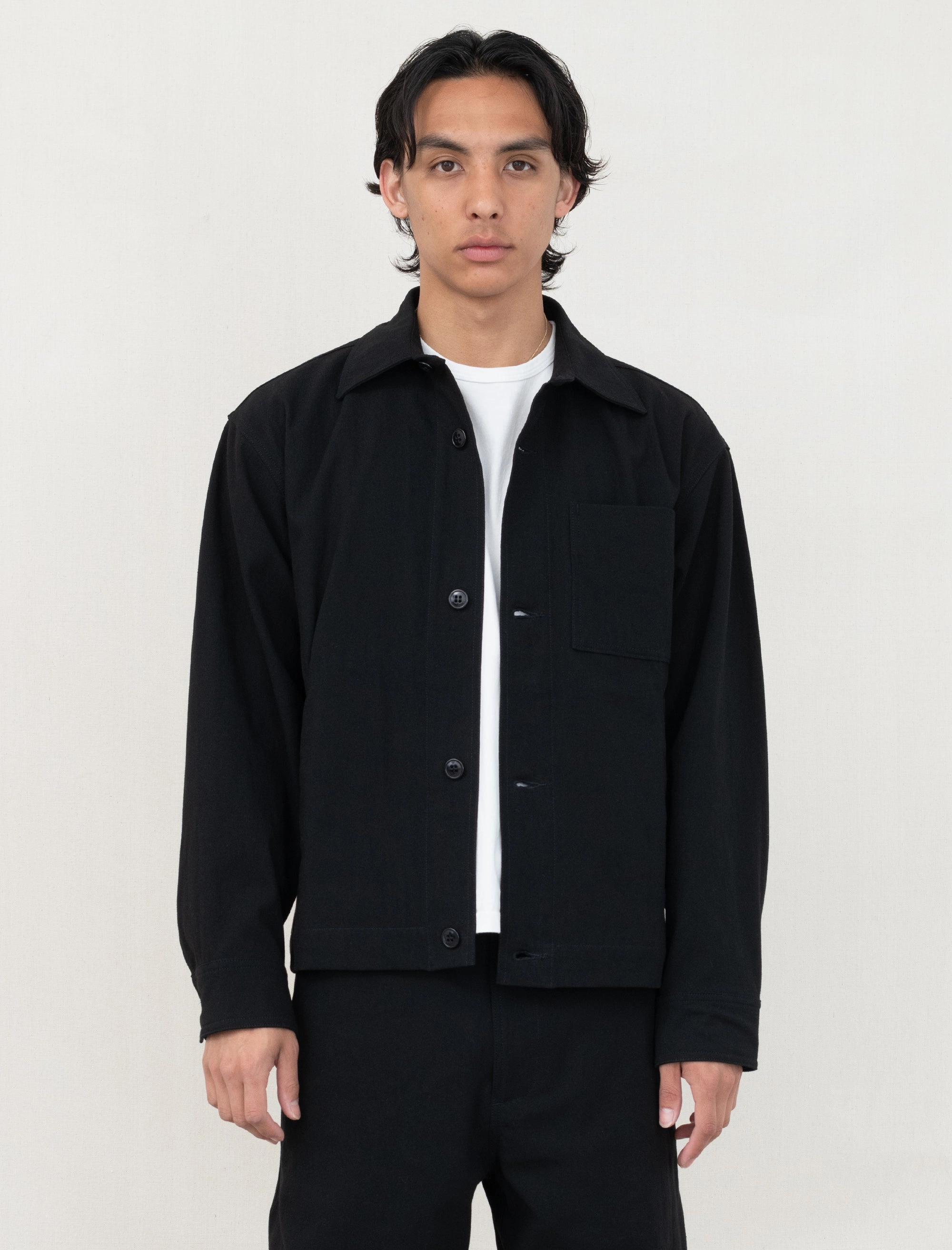 Anti Static Treatment Circular Knit Technology Lux Jacket (Black)