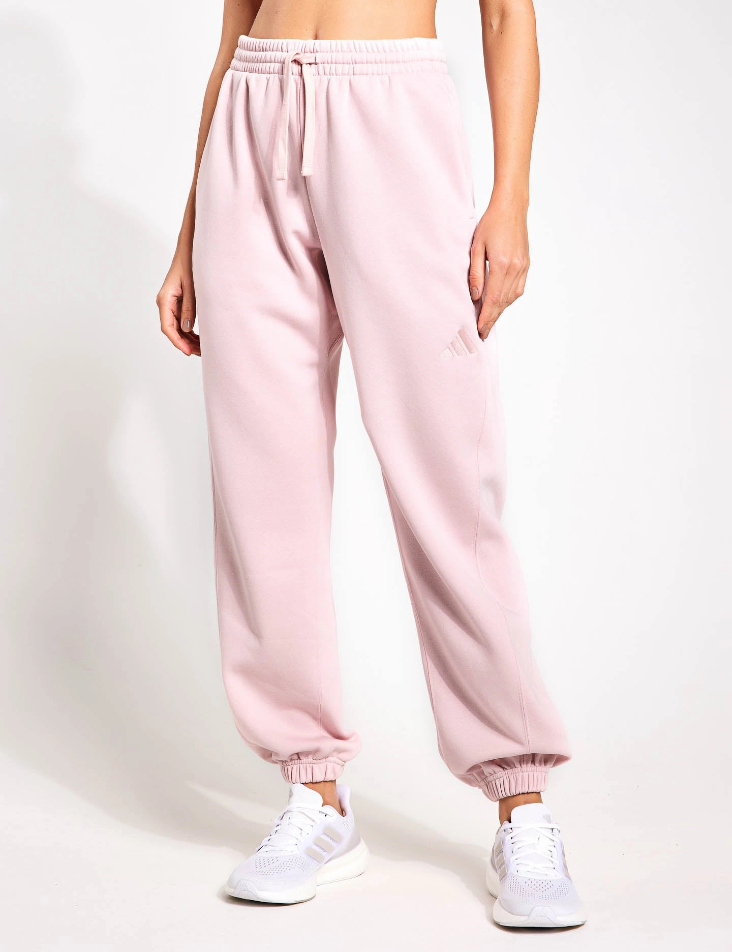 ALL SZN Fleece Loose Joggers - Sandy Pink TaperedLeg Articulated Knees