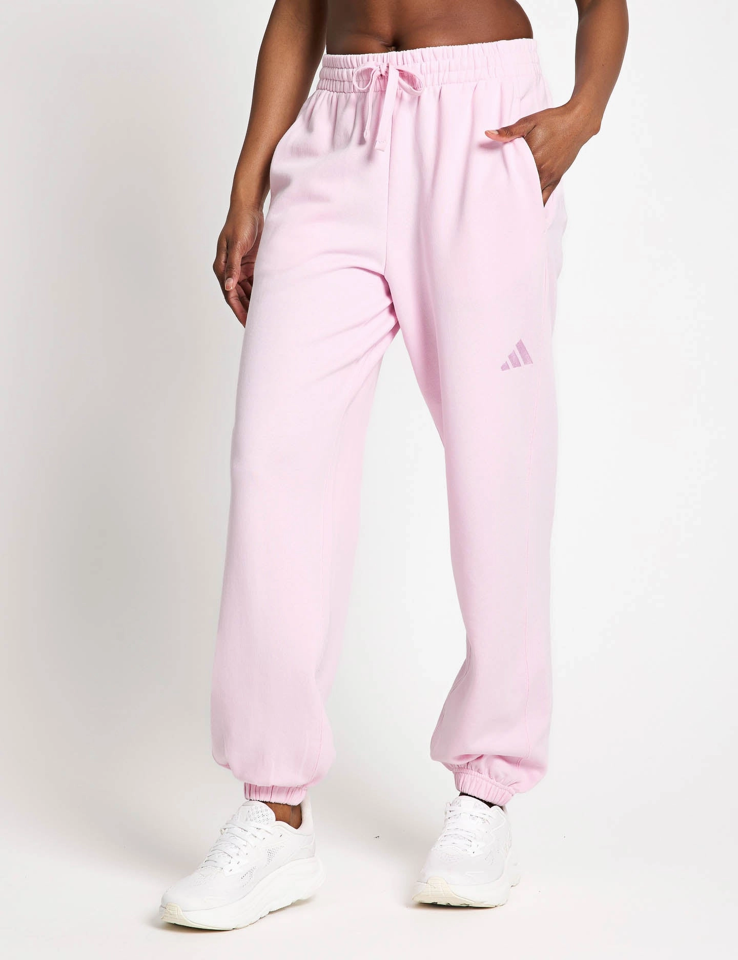 Multi Pocket Design ALL SZN French Terry Loose Joggers - Clear Pink