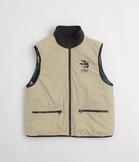 by Parra Infinite Bird Reversible Vest - Navy Blue Valentine's Day