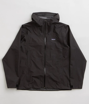 Patagonia Boulder Fork Rain Jacket - Black Taped Edges