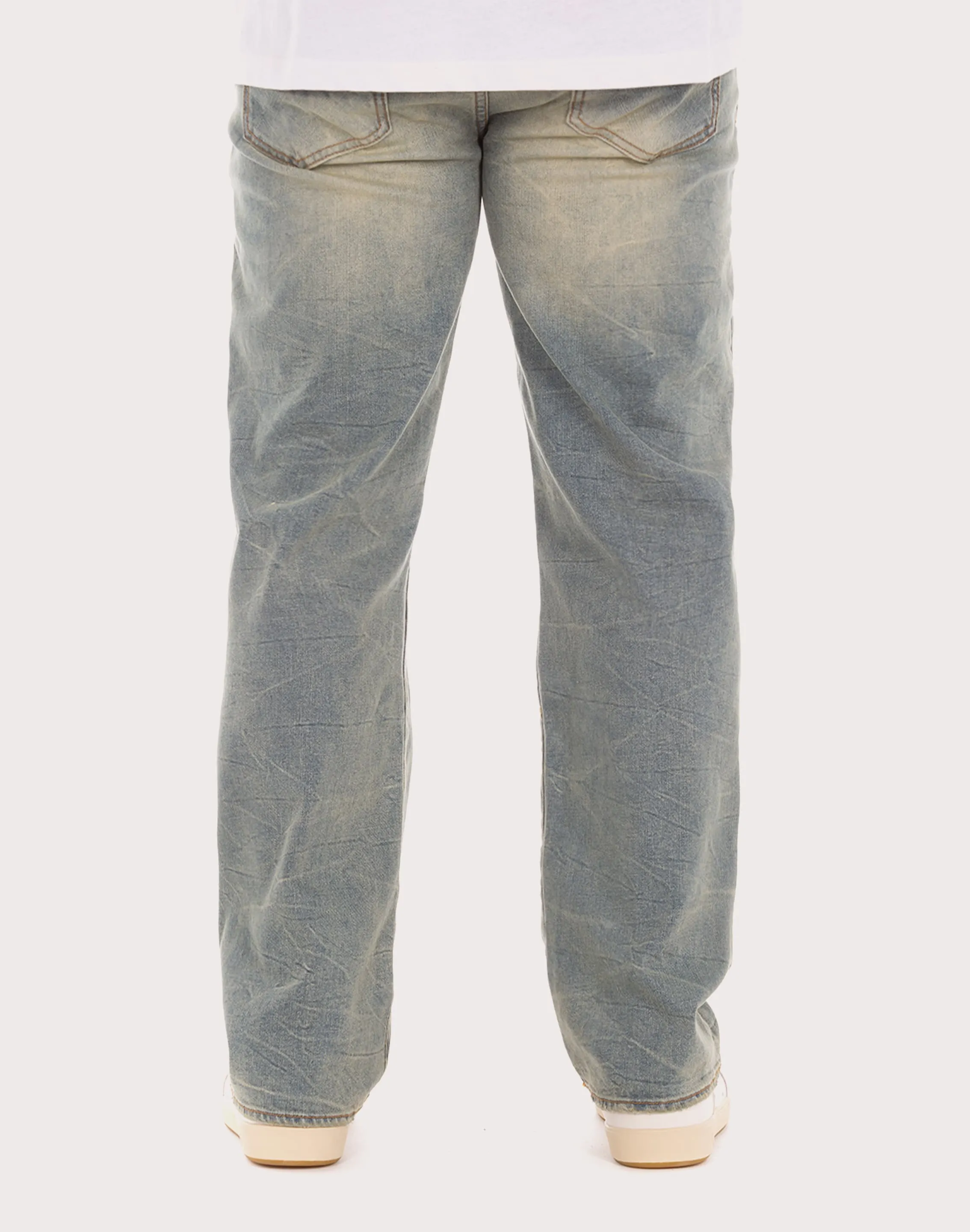 SoftTouch Star Light Akoo Monk Straight Fit Coral Reef Jean