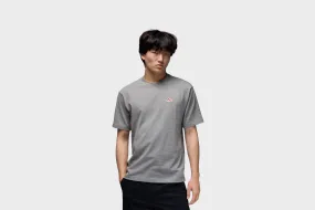 Sunset Scene Utility Mode Jordan Brand Sneaker Patch T-Shirt (Carbon Heather/Varsity Red)