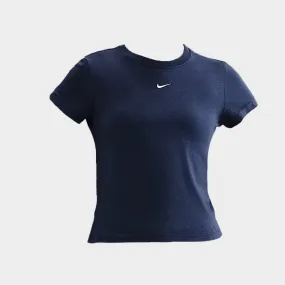 Nike Womens Sportswear Chill Knit Tee Navy Forest Air Fire Glow