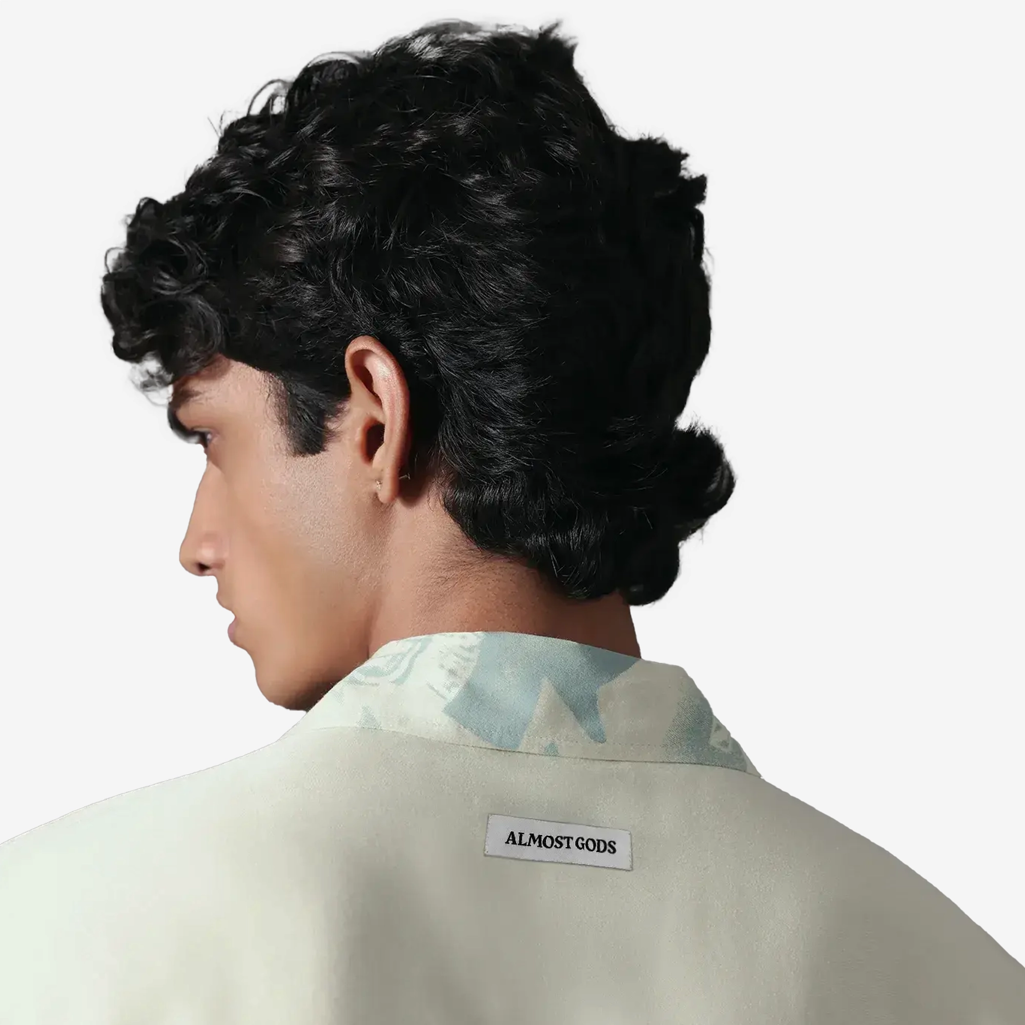 ALMOST GODS | AEGIS RELAXED SHIRT { BLUE EcoFriendlyProduction AntiPillingFabric