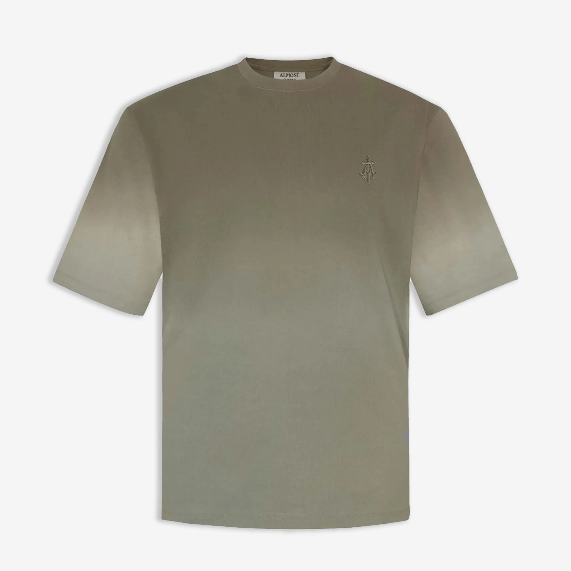ALMOST GODS | ALPHA CROSS TEE IN DIP { DYE GREEN Smart Wear Resort Mood