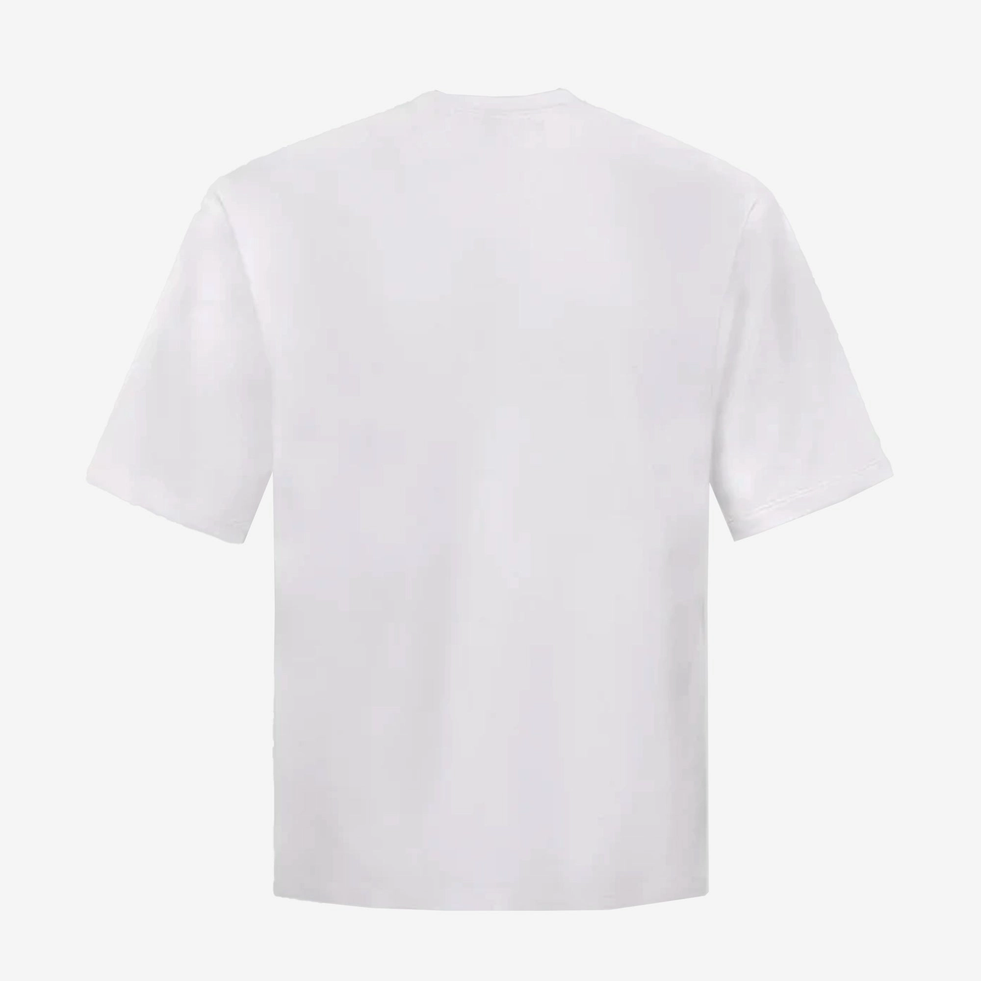 ALMOST GODS | BURNING HEART BOXY TEE { WHITE Urban Cool FadeResistant Dye
