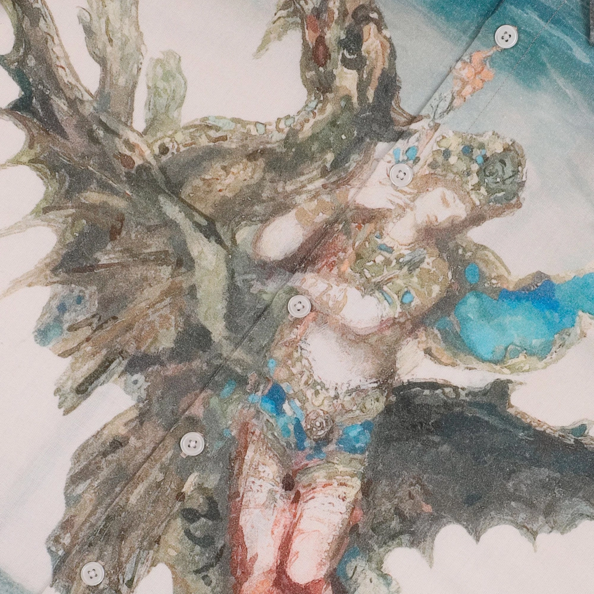 ALMOST GODS | DREAM OF THE ORIENT LINEN SHIRT { MULTI Hero Mode