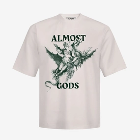 Campus Vibe ALMOST GODS | DREAM OF THE ORIENT RELAXED TEE { OFF WHITE