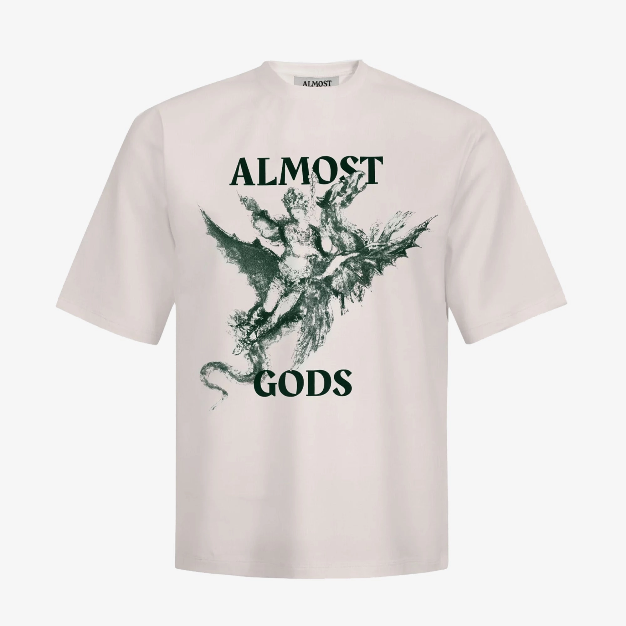 Campus Vibe ALMOST GODS | DREAM OF THE ORIENT RELAXED TEE { OFF WHITE