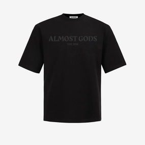 ALMOST GODS | EST. 2018 TEE { BLACK Festival Air Stretchable Waistband
