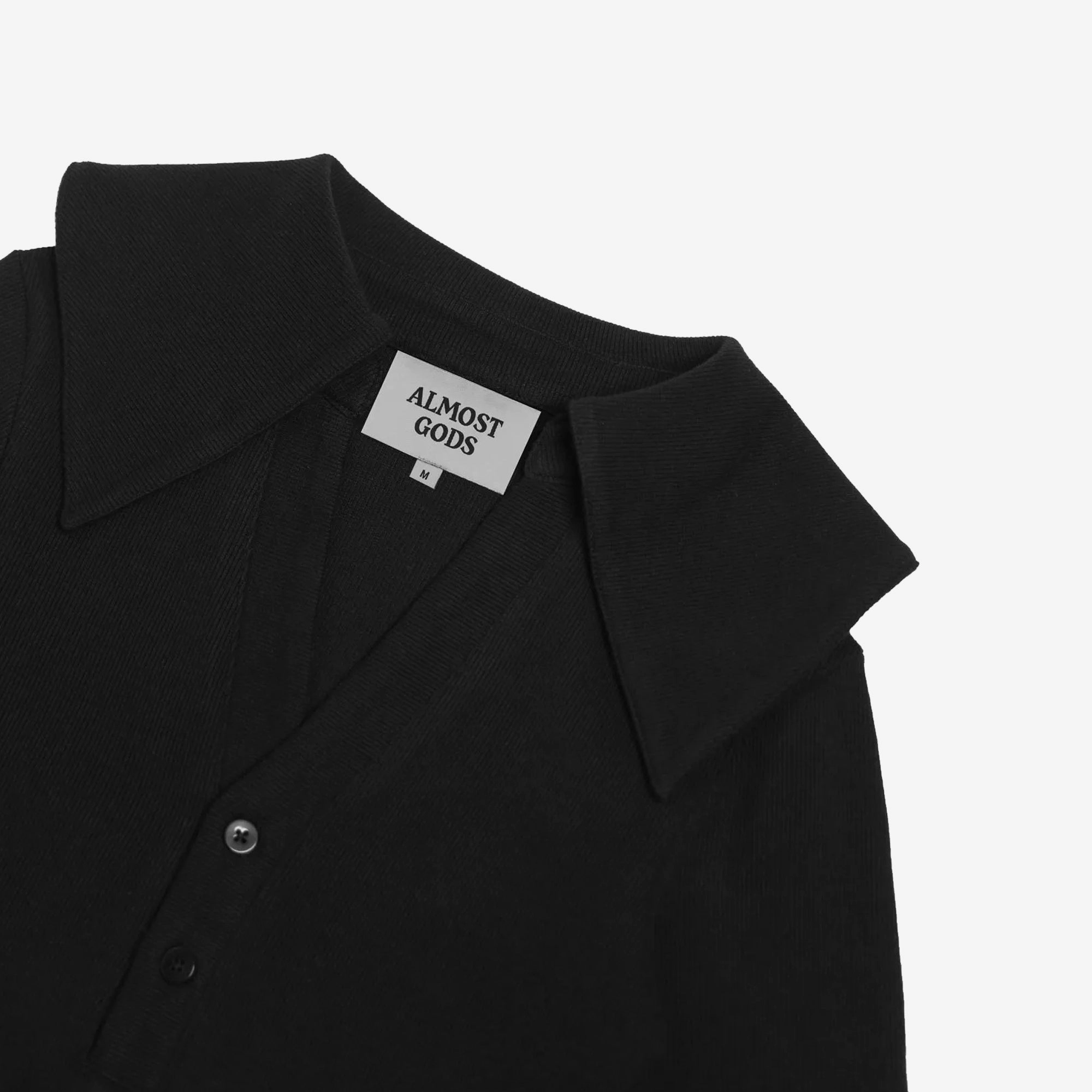 StretchPaneling Fantasy Mood ALMOST GODS | MERIDIAN KNIT TOP { BLACK
