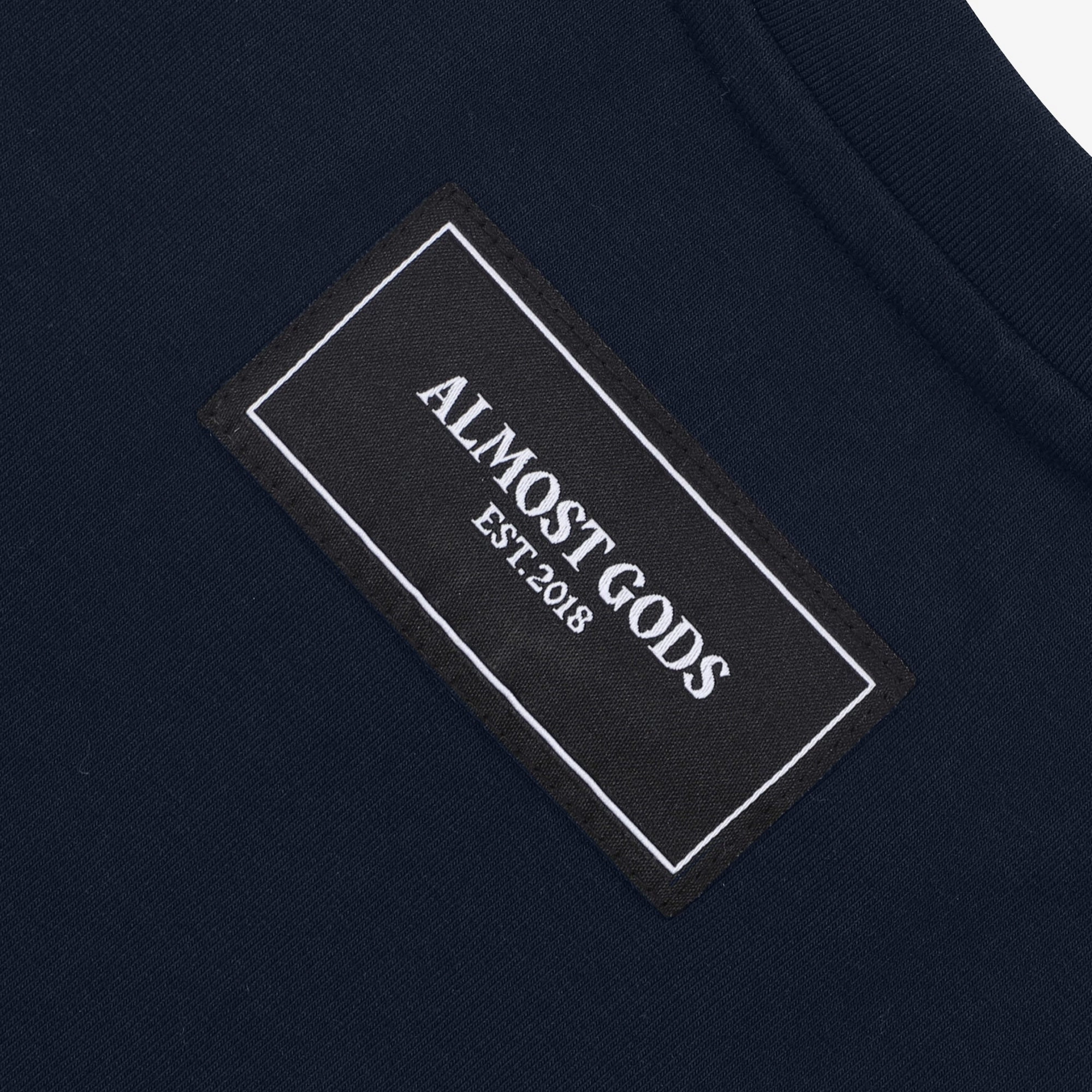 ALMOST GODS | MIRAGE TEE { NAVY Travel Core