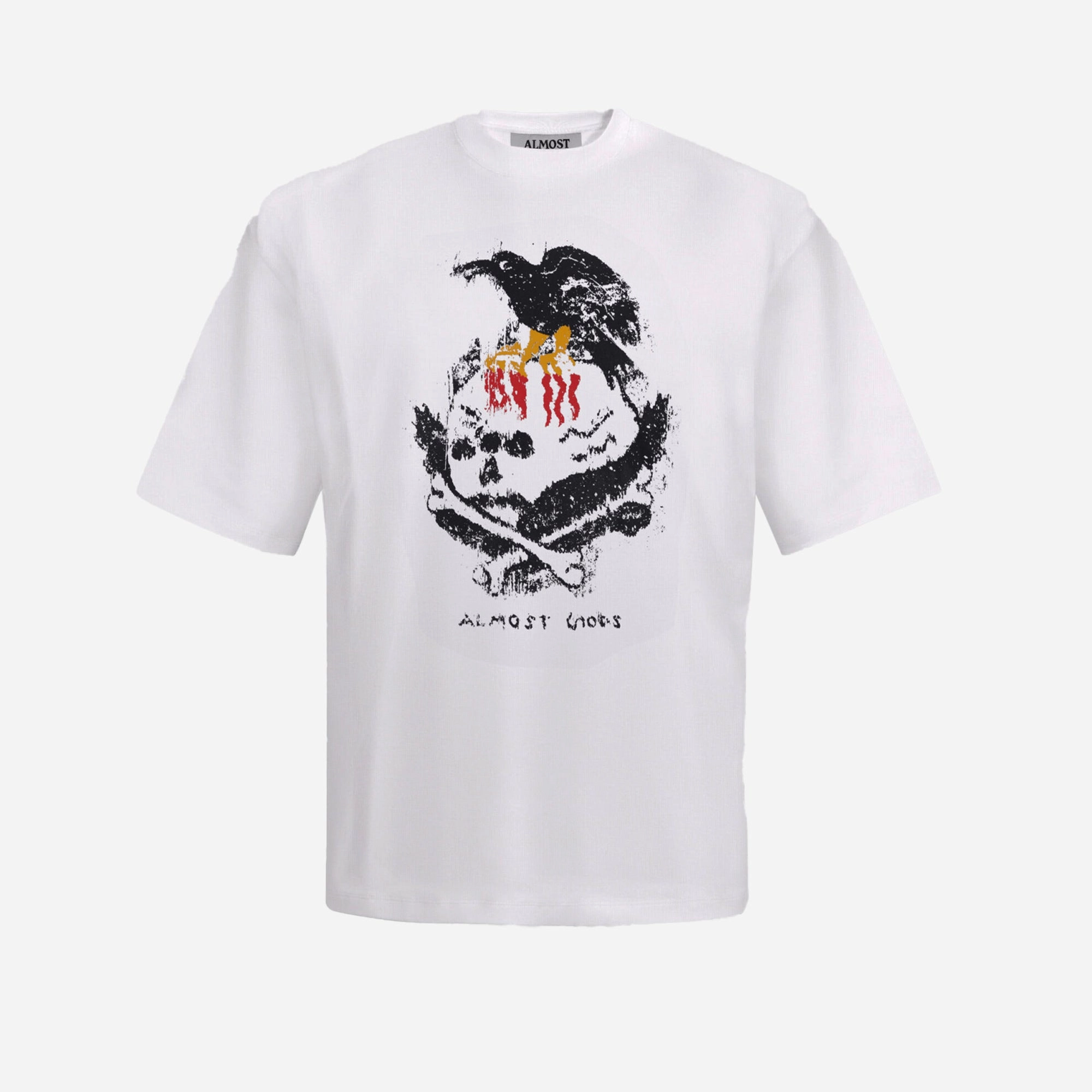 FlexibleFit ALMOST GODS | NEVERMORE TEE { WHITE