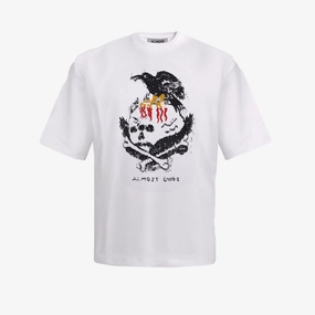 FlexibleFit ALMOST GODS | NEVERMORE TEE { WHITE