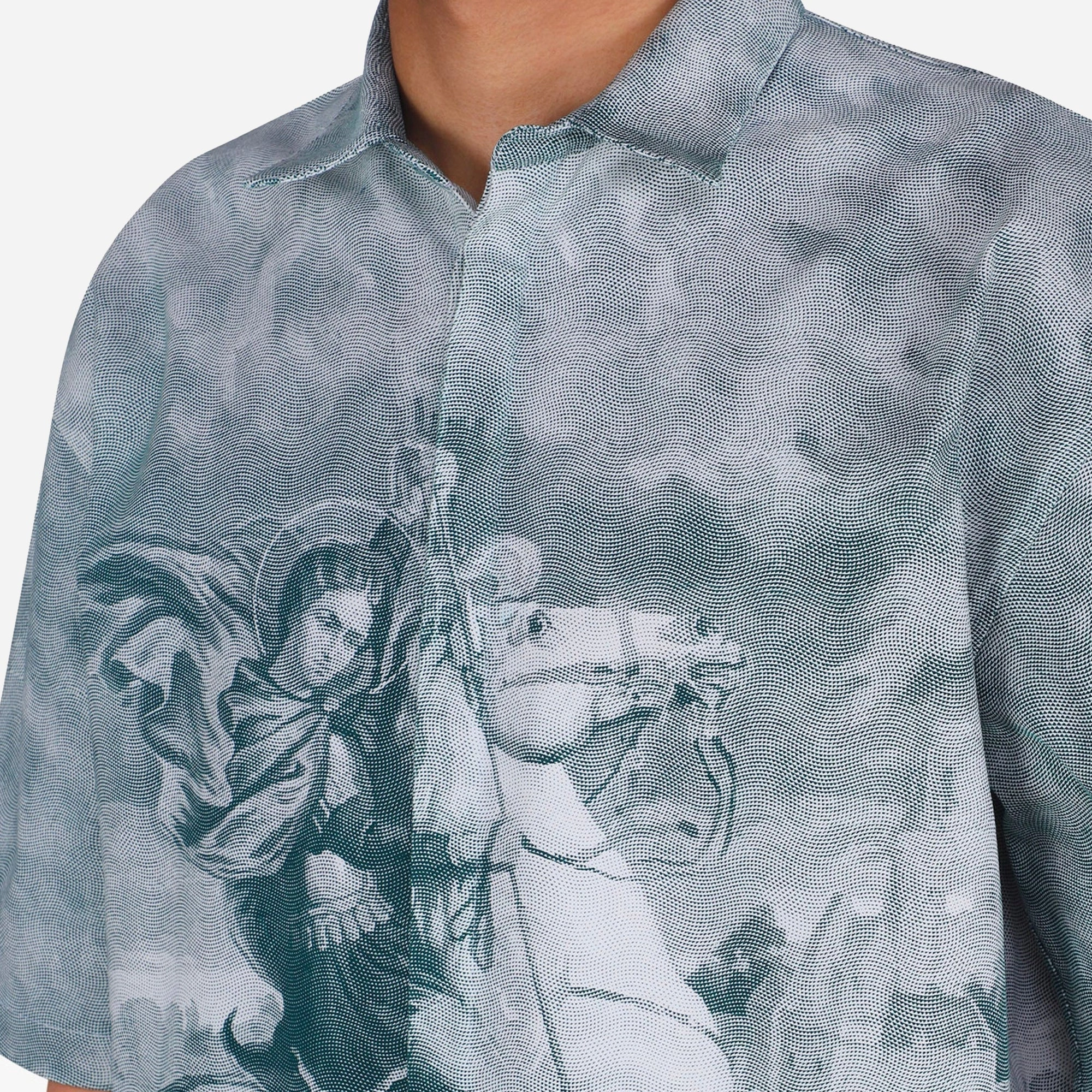 AntimicrobialCoating SustainableYarnBlend ALMOST GODS | PAX RAMONA IN TEAL { GREY