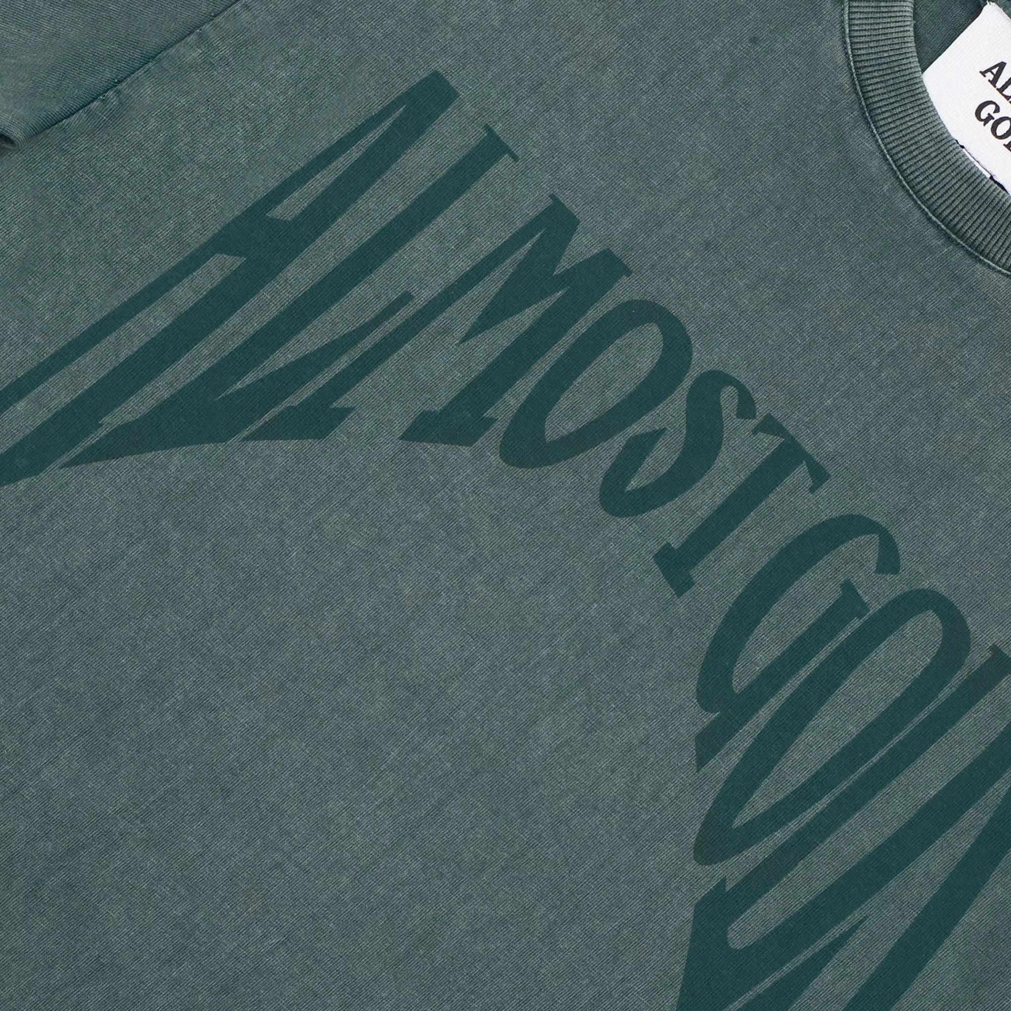 Brunch Fit Mediterranean Air ALMOST GODS | STONEWASHED GOTHIC RELAXED TEE { PINE
