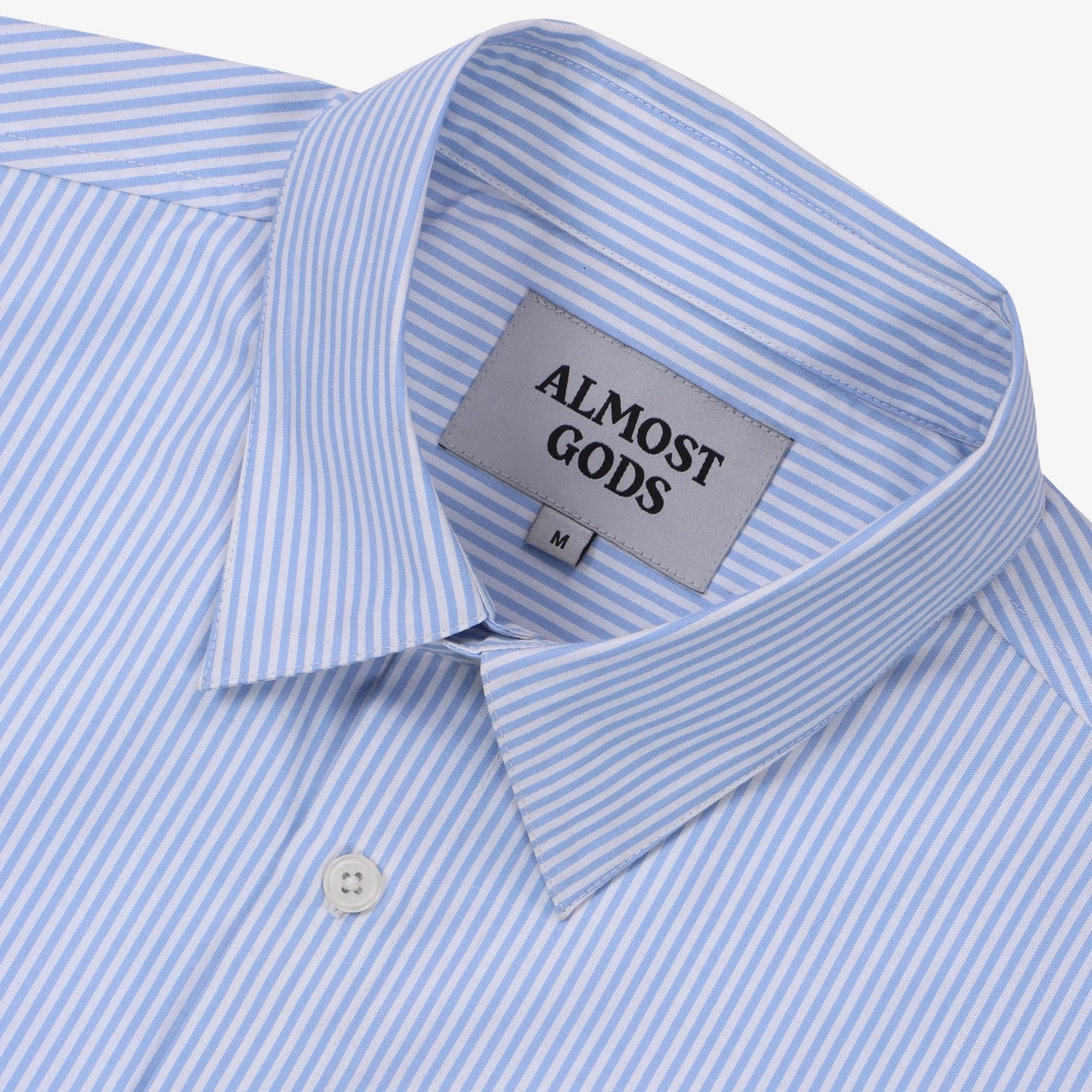 ALMOST GODS | VICTORIA FRESCO SHIRT IN BENGAL STRIPES { BLUE/WHITE Comfort waistband Soul Ease