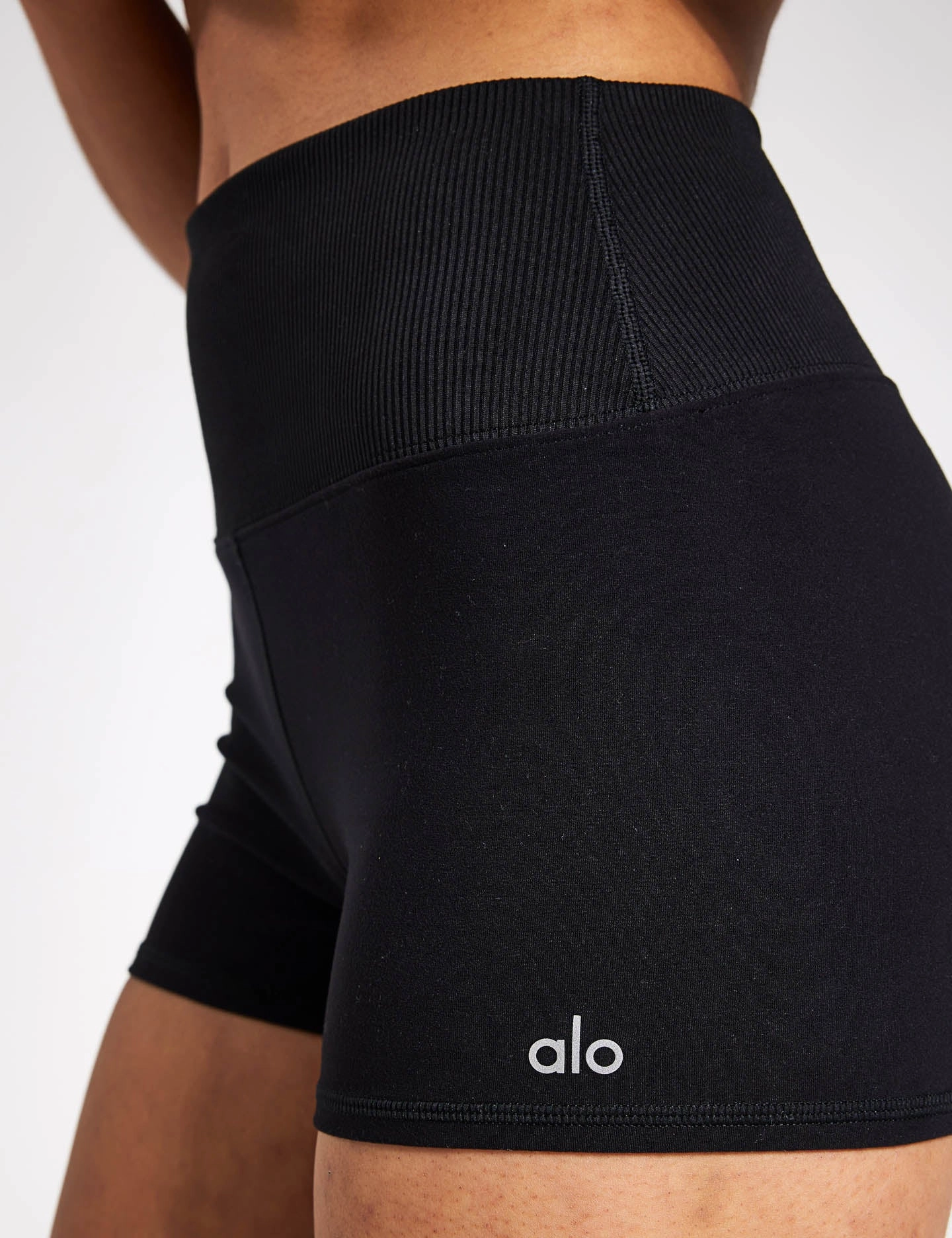 Chafe Resistant Lining Biodegradable Material Option Alosoft Aura Short - Black