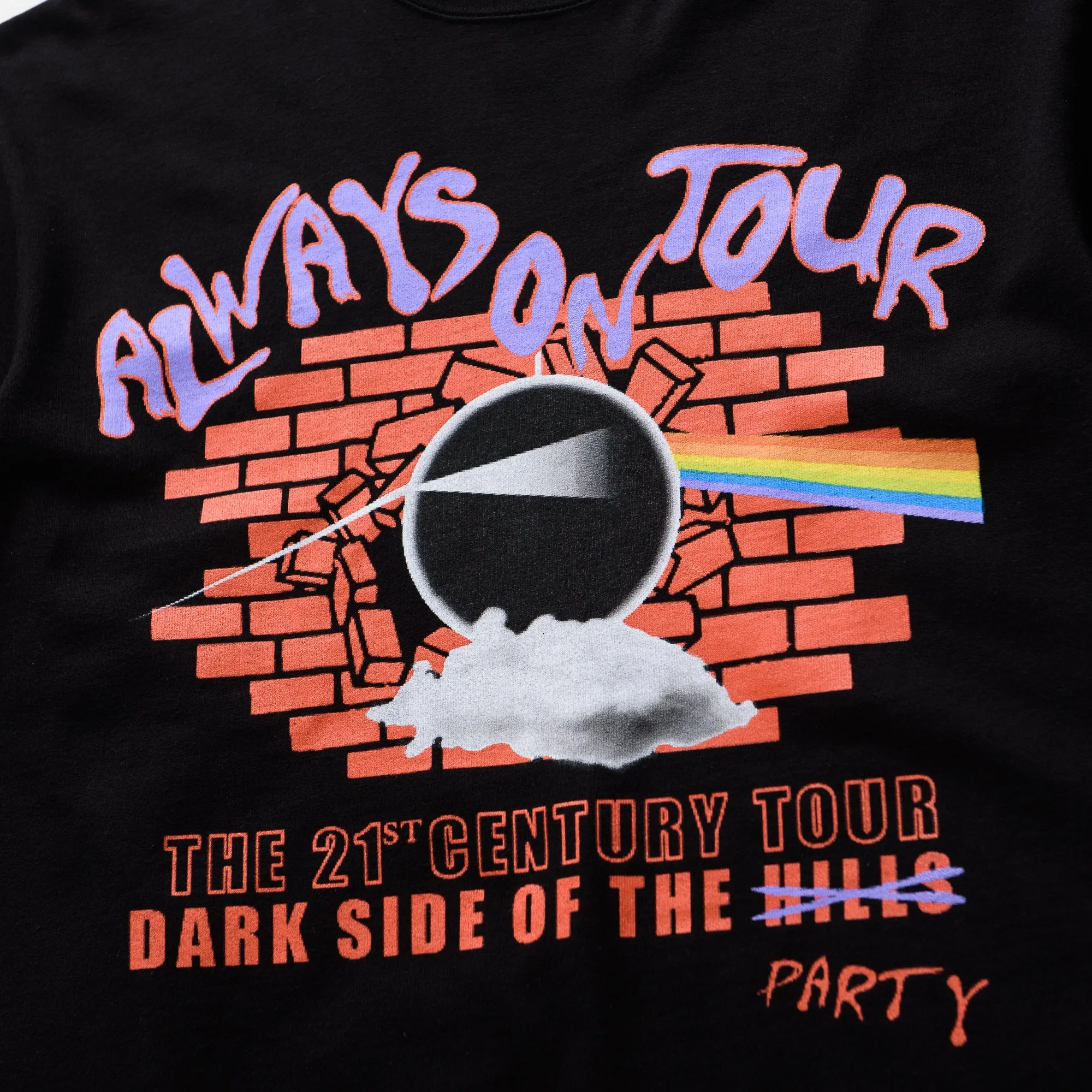 Personalized Always On Tour Dark Side Tee - Black