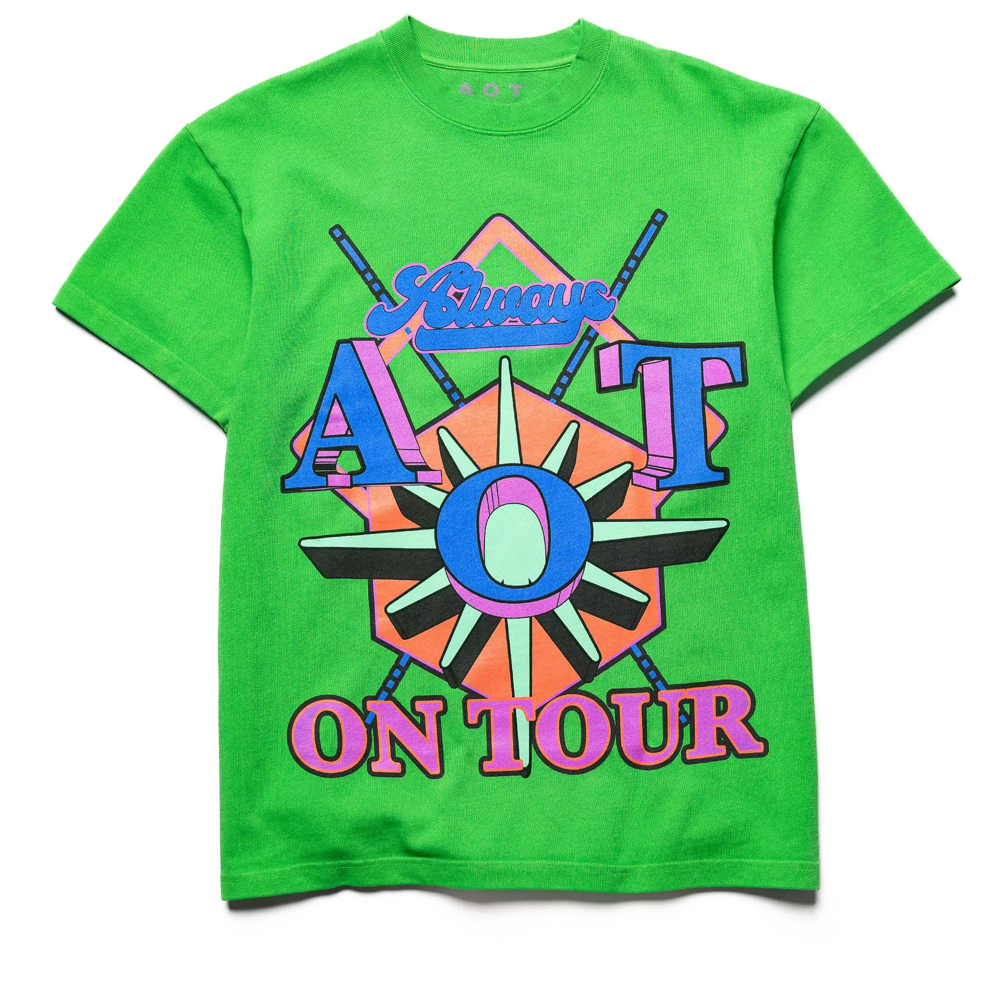 Always On Tour Direction Tee - Green theme park venue