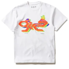 High Demand Always On Tour Girls Will Save The World Tee - White