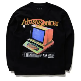 Always On Tour Hacker L/S Tee - Black Sleeveless Daily Outfit