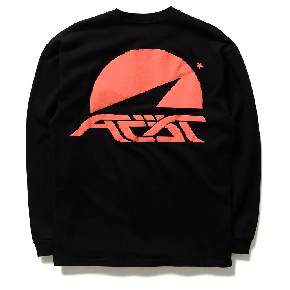 Always On Tour Hacker L/S Tee - Black Groom attire label