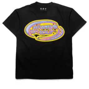 Daily Use Sustainable Always On Tour Melted Spinner Tee - Black