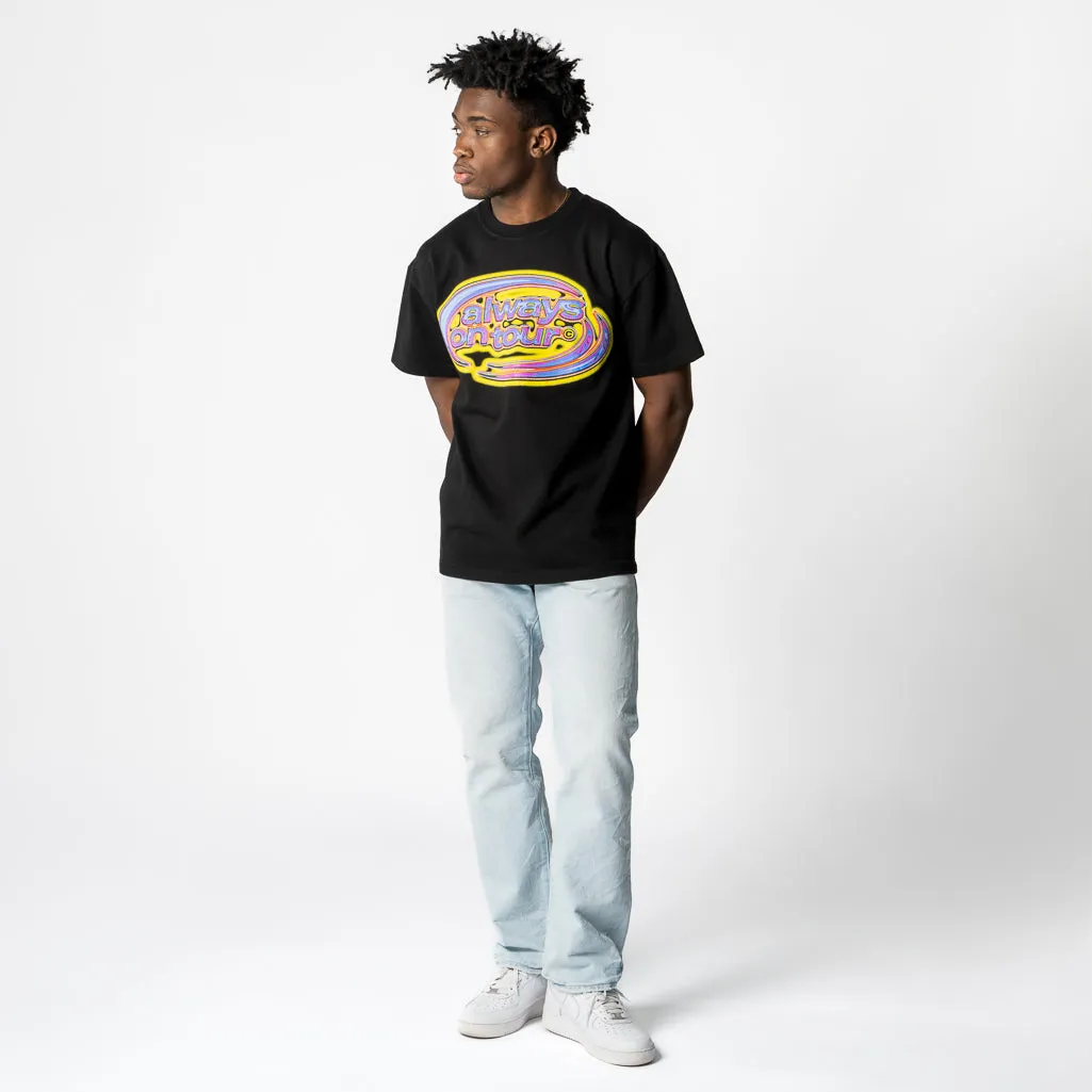 cruise venue Always On Tour Melted Spinner Tee - Black
