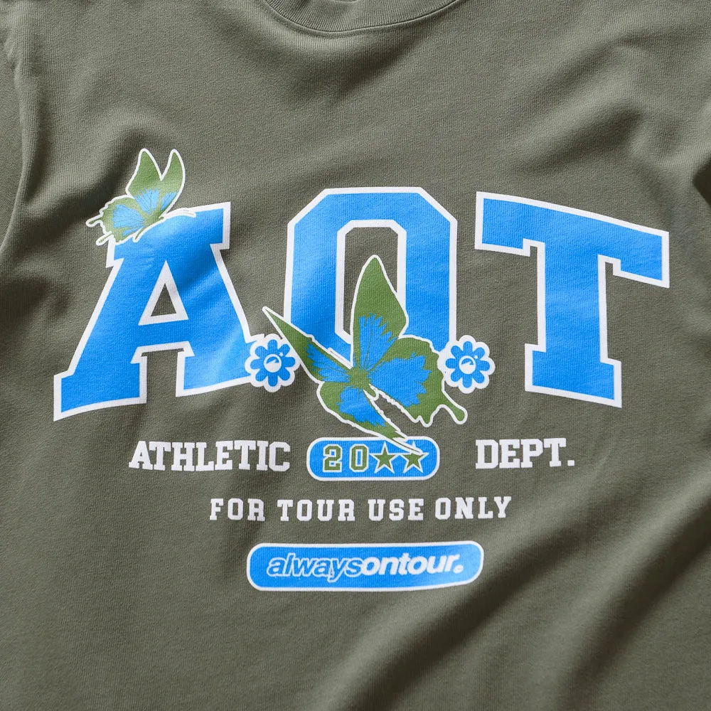 one of a kind Unisex Always On Tour Physical Education Tee - Olive Green