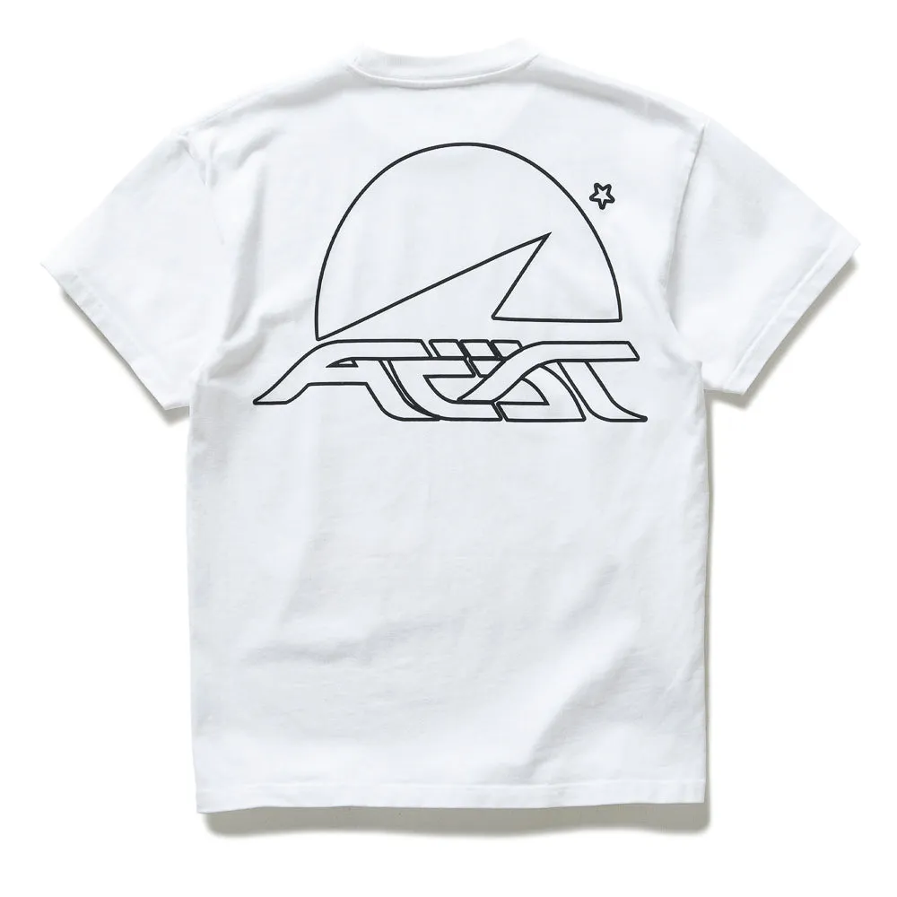 Always On Tour Planet Trip Tee - White lace hem