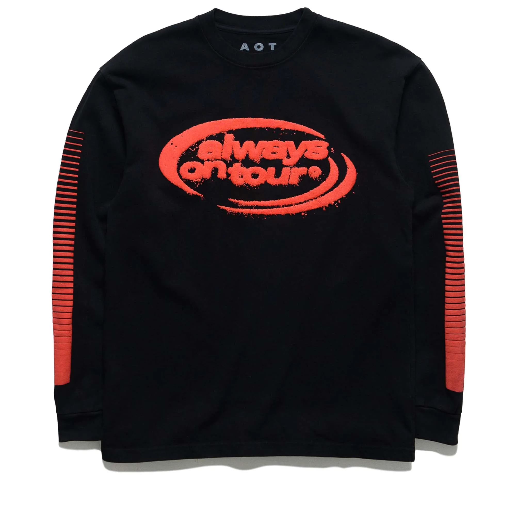 Always On Tour Spinner L/S Tee - Black Retro