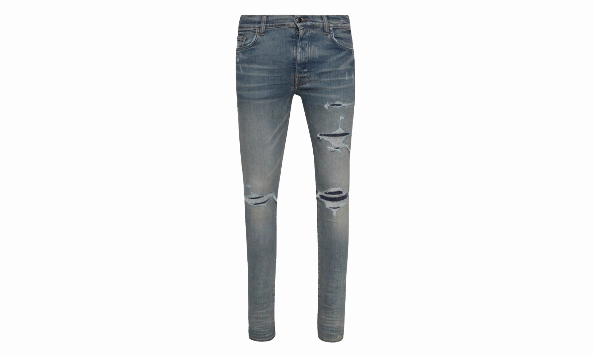 Travel Outfit Ma Varsity Repair Jeans Mens Style : Amdnsy1049 "CLAY INDIGO"