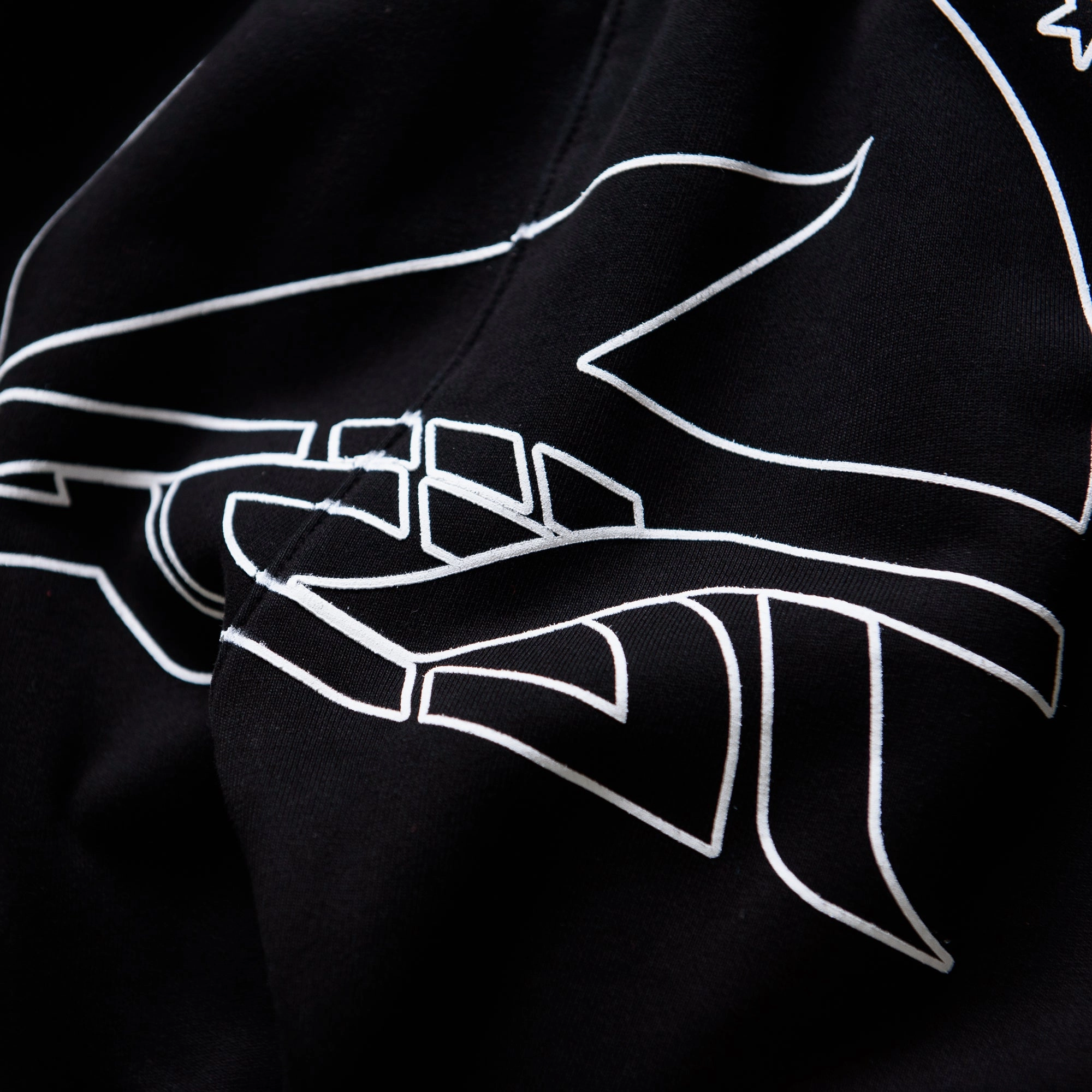 Always On Tour Smiley Sweatpants - Black Adjustable Toggle